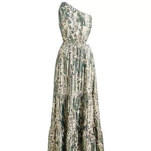 J.crew collection size 8 dress one shoulder lurex